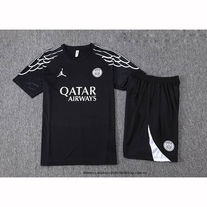 Chandal del Paris Saint-Germain 25-26 Manga Corta Negro - Pantalon Corto